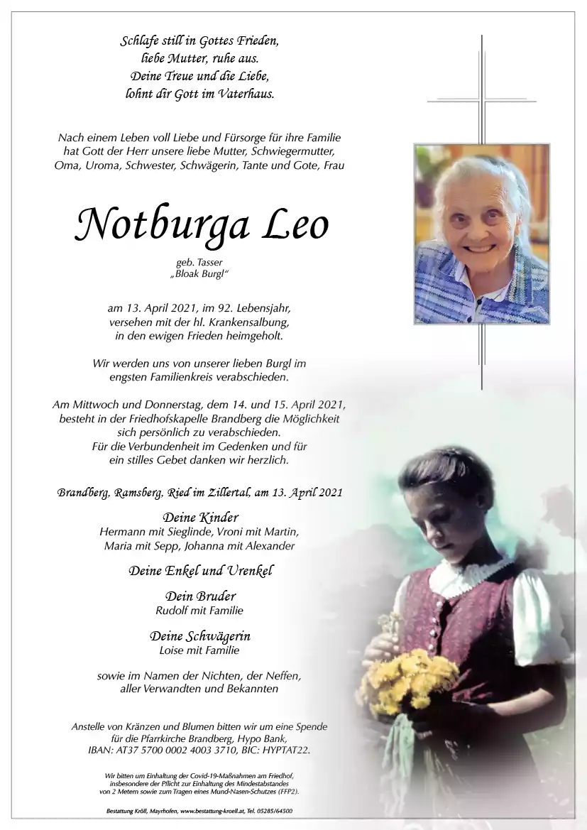 Parte von Notburga Leo